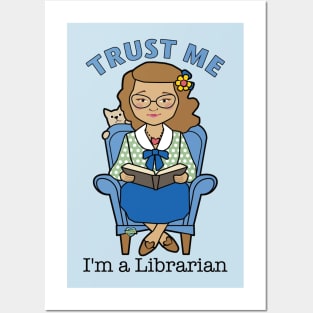 Trust Me I'm a Librarian Posters and Art